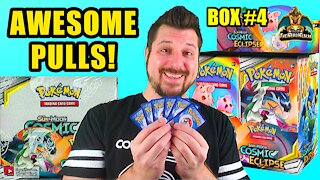 Cosmic Eclipse Booster Case (Box 4) | Charizard Hunting | Pokemon Opening