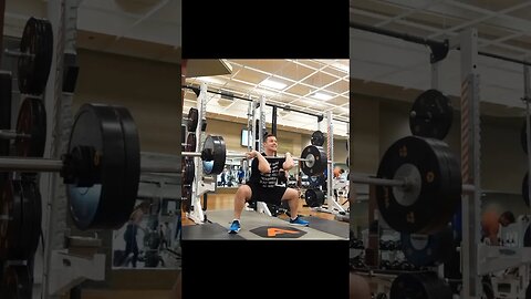 230 lb Power Clean PR and 345 lb Back Squat PR! #powerclean #backsquat #grinddontstop