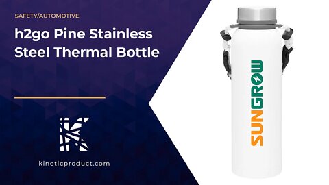 h2go Pine Stainless Steel Thermal Bottle