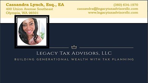 Cassandra M. Lynch. Esq. , EA- CEO/ Founder- legacytaxadvisorsllc.com on Power Connections.