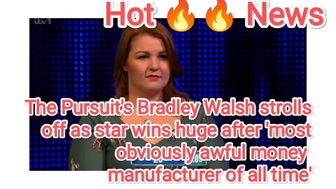 The Pursuit's Bradley Walsh strollsoffas star wins huge after most obviously awful money manufacture