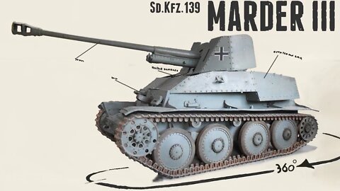 Marder III - walkaround - Saumur Tank Museum.