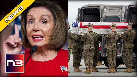 EVIL WITCH Pelosi Blocks Names of 13 US Service Members From Being Read on House Floor