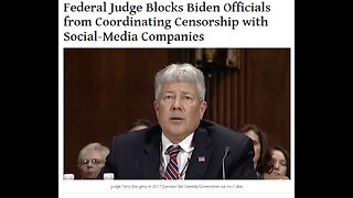 Federal Judge Halts Federal Censorship | Gregory Hood (Article Narration)