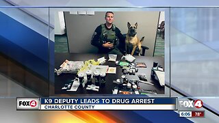 Charlotte County K9 deputy assists in drug arrest