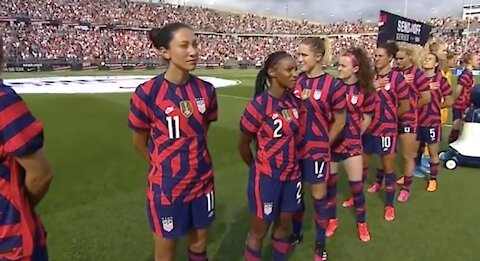 SHAMEFUL! US National Team Members Turn Away During Beautiful Rendition of National Anthem