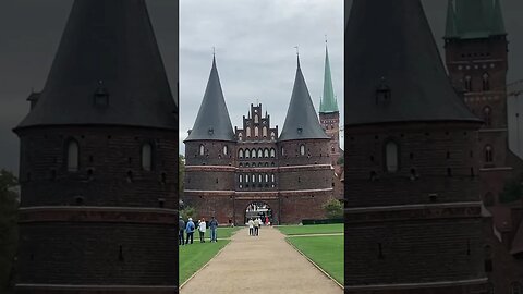 Lübeck Holstentor - main gate welcomes you to the city #touristattraction
