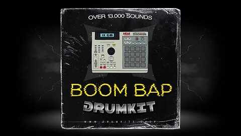 BOOM BAP DRUM KIT (11 GB) | 90's Old School Drum Kit [+13.000]