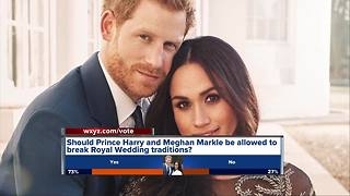 Royal wedding to break with traditions