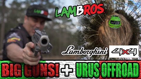 URUS OFFROADING + 50 CAL GUN SHOOTING | LAMBROS