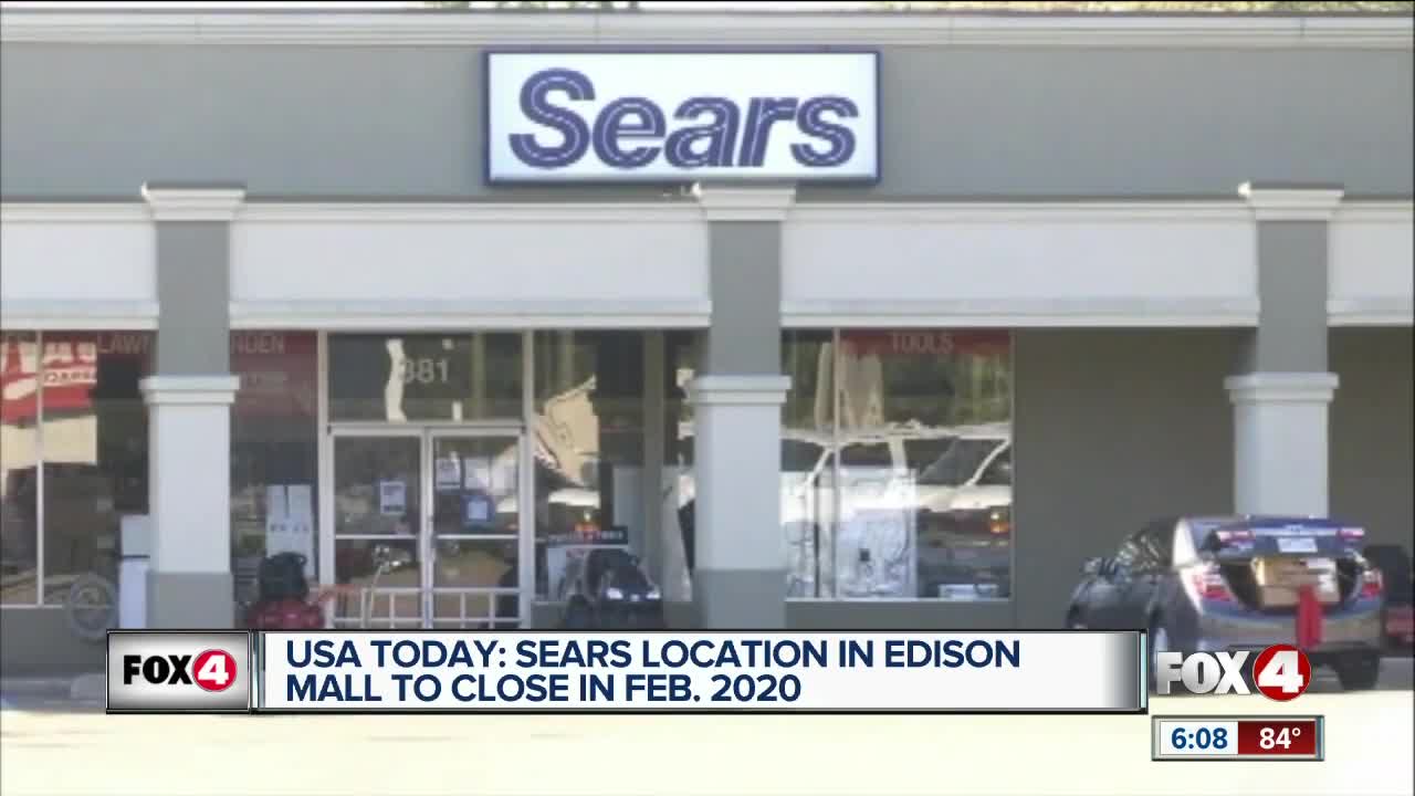 Sears location in Edison Mall to close in 2020