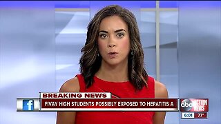 Fivay High School students possibly exposed to hepatitis A