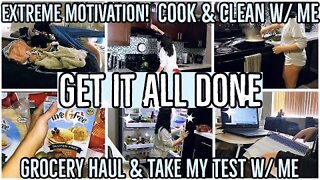 GET IT ALL DONE 2021|CLEAN ORGANIZE & COOK W/ ME|ALDI GROCERY HAUL|TAKING MY FINAL EXAM|ez tingz