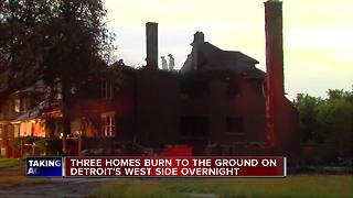 Crews investigating multiple suspicious fires overnight in Detroit