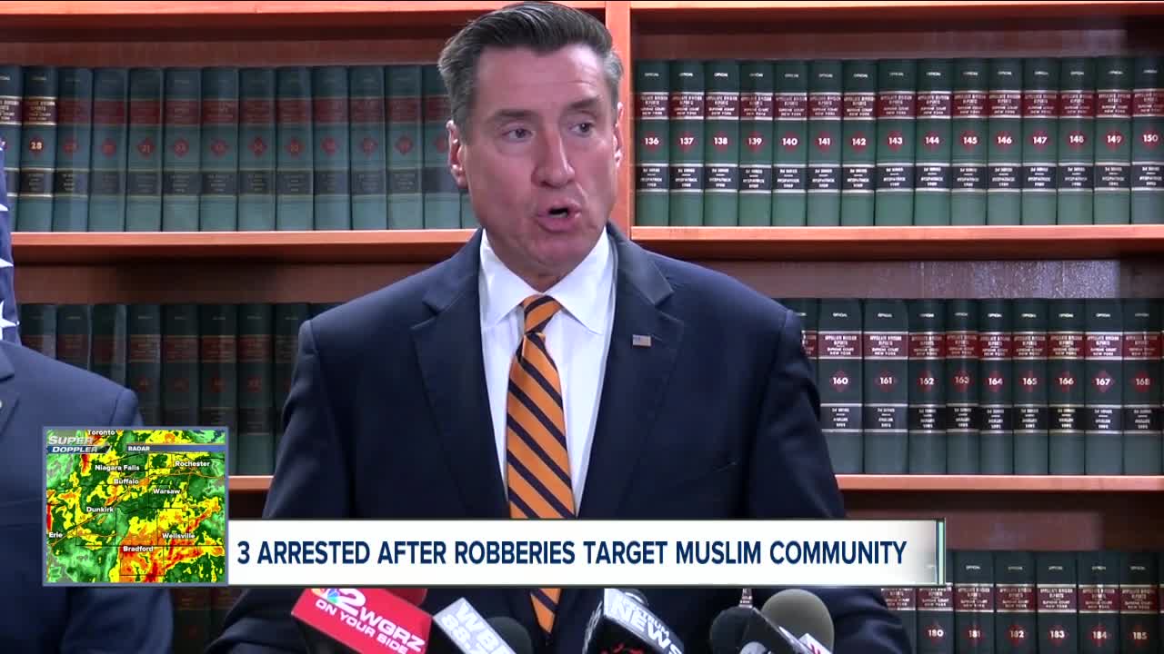 Three arrests made in armed robberies targeting Muslim community on Buffalo's East Side
