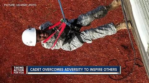 Winter Haven student born with rare medical condition excels and inspires as JROTC cadet