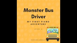 Piano Adventures Lesson Book A - Monster Bus Driver