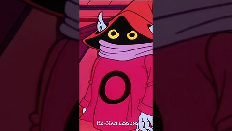 Orko (He-man) lessons avoiding accidents in Master of the Universe