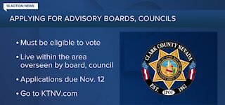 Clark County seeks applicants for Town Advisory Boards, Citizens Advisory Councils