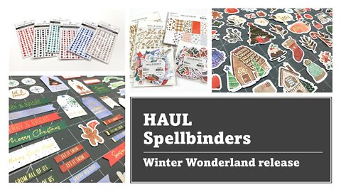 Spellbinders | Winter Wonderland release Haul
