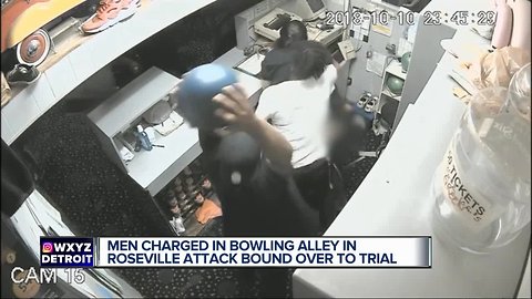 Two men charged in violent assault of Roseville bowling alley employee