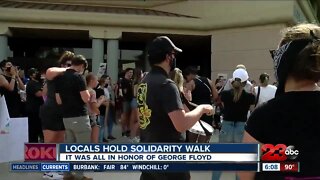 Locals hold solidarity walk in Downtown Bakersfield