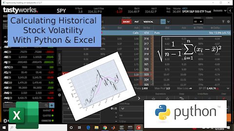 Calculating Historical Stock Volatility with Python and Excel