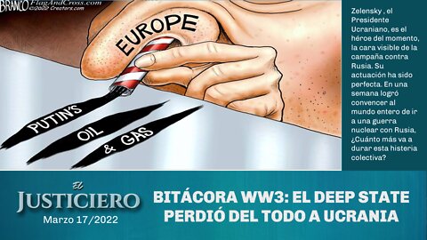 Bitácora de WW3: El Deep State pierde del todo a Ucrania. Marzo 17/2022