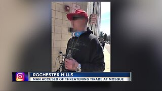 Man accused of threatening tirade at mosque