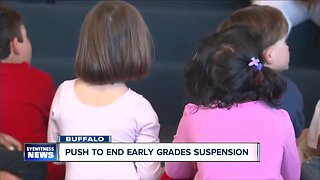 Push to end early grades suspension