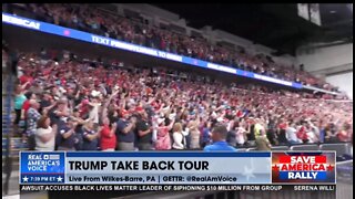 PACKED Crowd Chants USA As Trump Takes The Stage