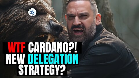 WTF Is Happening Cardano?! New Delegation Strategy?