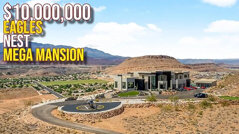 Touring $10,000,000 Eagles Nest Mega Mansion