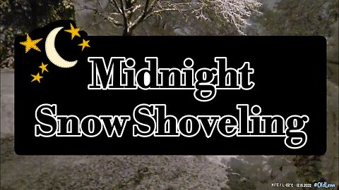 Snow Shoveling at Midnight