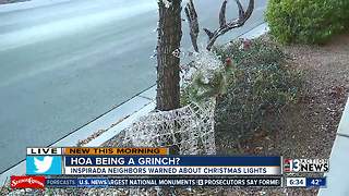 HOA concerned about Christmas decorations in common area