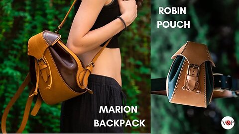 Making the Marion Backpack and the Robin Pouch (Link to Pattern in Description)