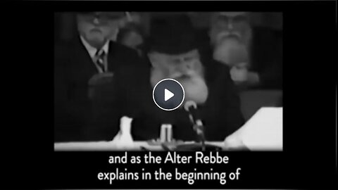 Rabbi Menachem Mendel Schneerson of the Chabad-Lubavitch Tunnel Jews