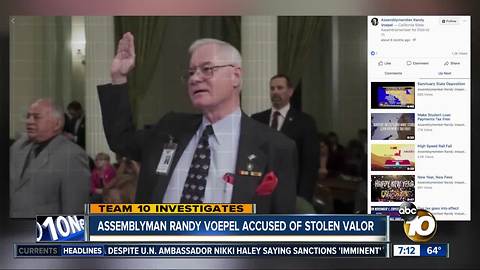 Assemblyman Randy Voepel accused of stolen valor