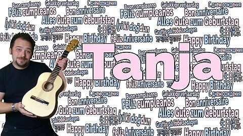 Happy Birthday Tanja - Happy Birthday to You Tanja