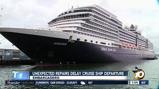 Ship stuck in San Diego after reported propeller damage