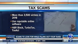 Watch out for tax scams