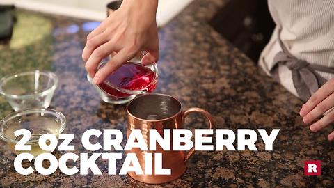 How to make a cranberry Moscow Mule with Elissa the Mom | Rare Life