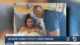 New moms finding positivity during the pandemic