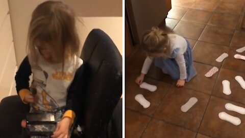 Compilation Of Kid Making Huge Messes In The House