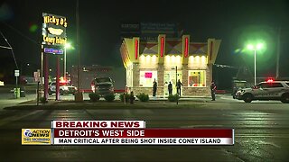 Man shot at Nicky D's Coney Island in Detroit