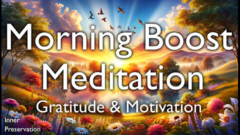 Morning Boost Meditation: Manifest Your Perfect Day, Mindfulness, Energy Clearing & Motivation