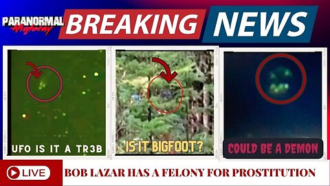 BREAKING NEWS: UFO possible a TR3B | Is it Bigfoot? | Did I See a Demon?