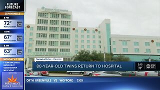 Twins return to Florida hospital where they made history 80 years ago