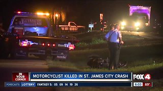 Motorcyclist dies in crash near St. James City