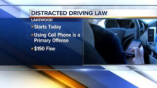 Lakewood starts enforcing distracted driver's law today